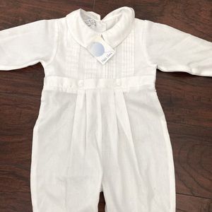 Petit Ami Baby Boys' Pique Christening Longall